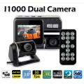 Dual Lens Camcorder I1000 Car DVR Dual Camera HD 1080P Dash Cam Black Box with Rear 2 Cam Vehicle View Dashboard Cameras